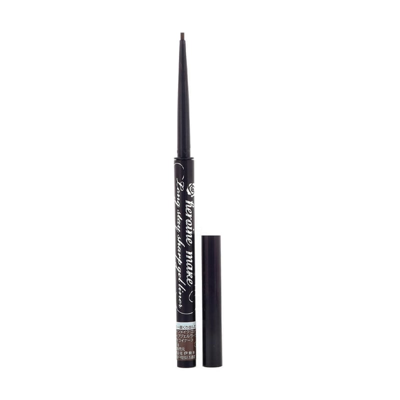 Гелевий олівець для очей Isehan Heroine Make Long Stay Sharp Gel Liner 02 Dark Brown, 0.07 г